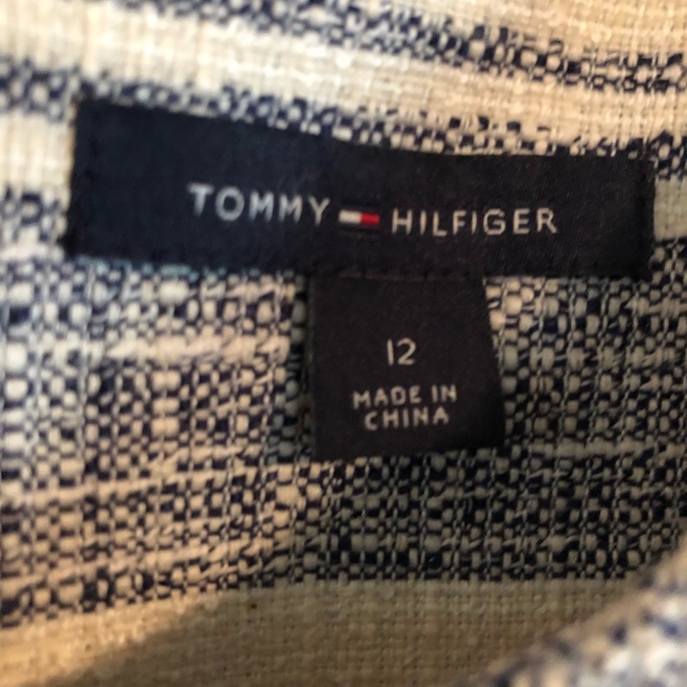 Tommy Hilfiger linen dress with lining.never worn